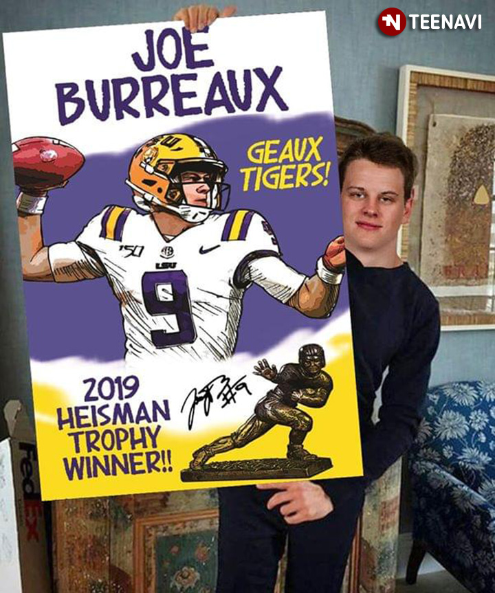 Joe Burreaux LSU Football Geaux Tigers! 2019 Heisman Trophy Winner!!