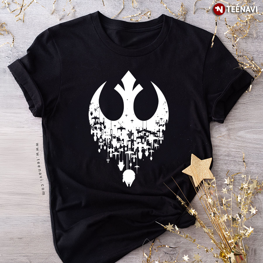 T-Shirt Star Wars Schéma Faucon Millenium - Coton 100% - Design Officiel - Pour Hommes, Femmes Et Enfants