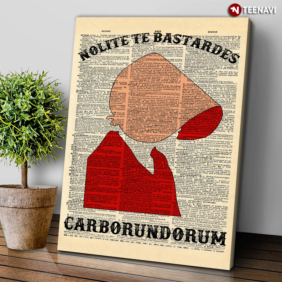 Newspaper Theme Nolite Te Bastardes Carborundorum Handmaid's Tale
