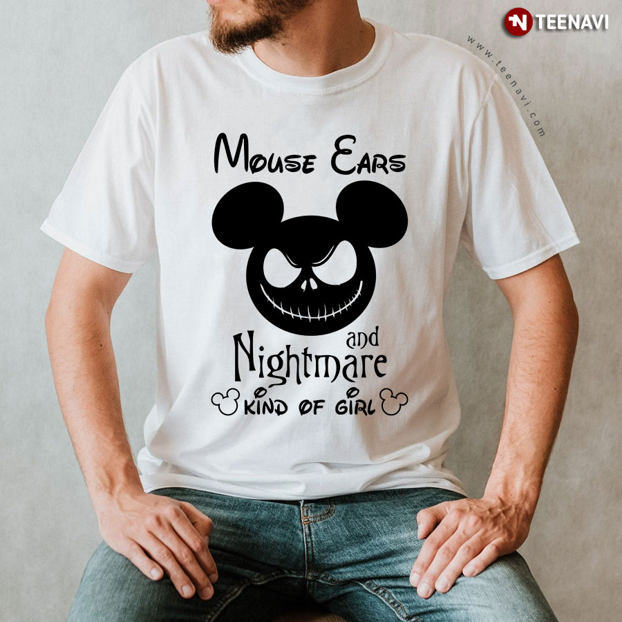 Mens Shirt Mickey Mouse Ears T Shirt Disney Mickey Mouse Jack