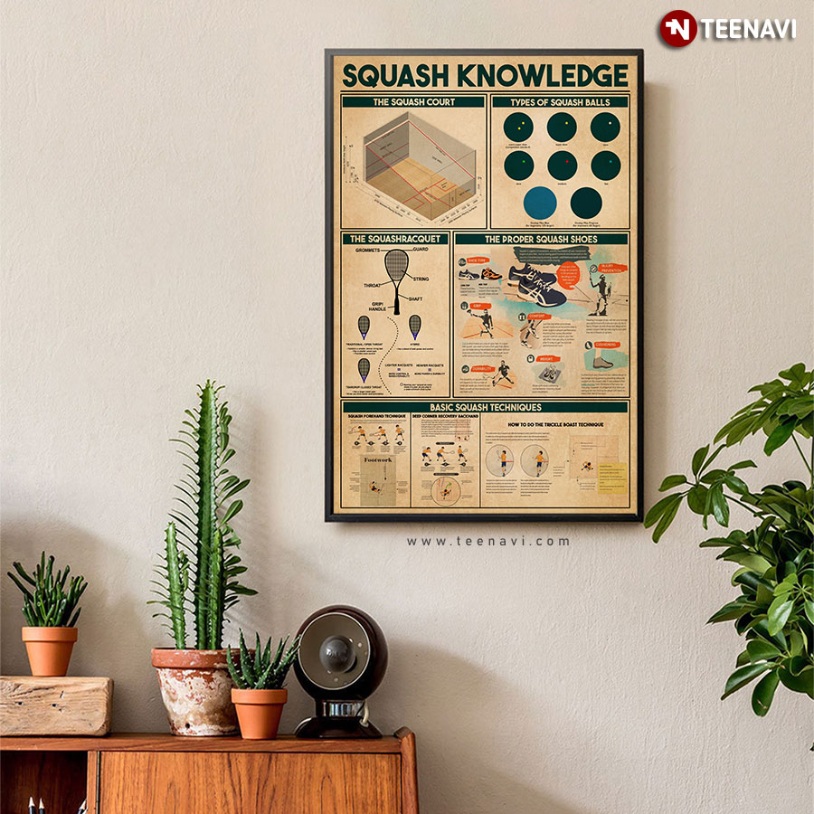 Squash Knowledge Poster