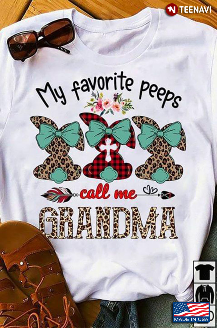 My Favorite Peeps Call Me Grandma Cross