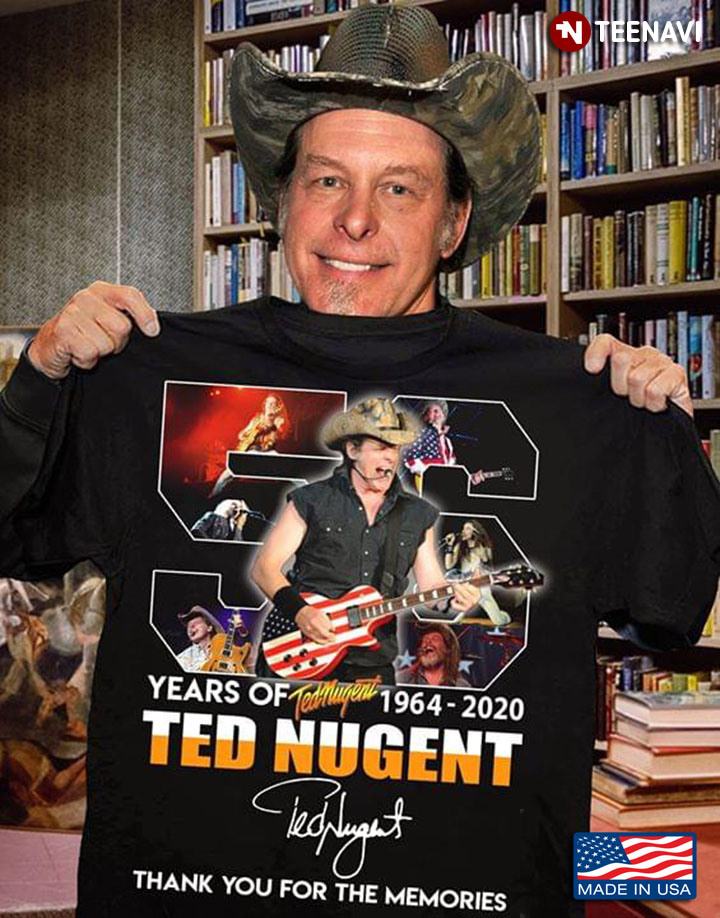 56 Years Of Ted Nugent 1964-2020 Signatures Thank You For The Memories