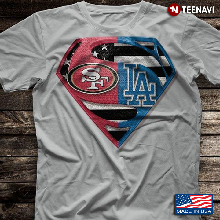 San Francisco 49ers And Los Angeles Dodgers Superman