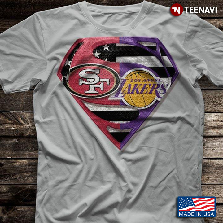 San Francisco 49ers And Los Angeles Lakers Superman