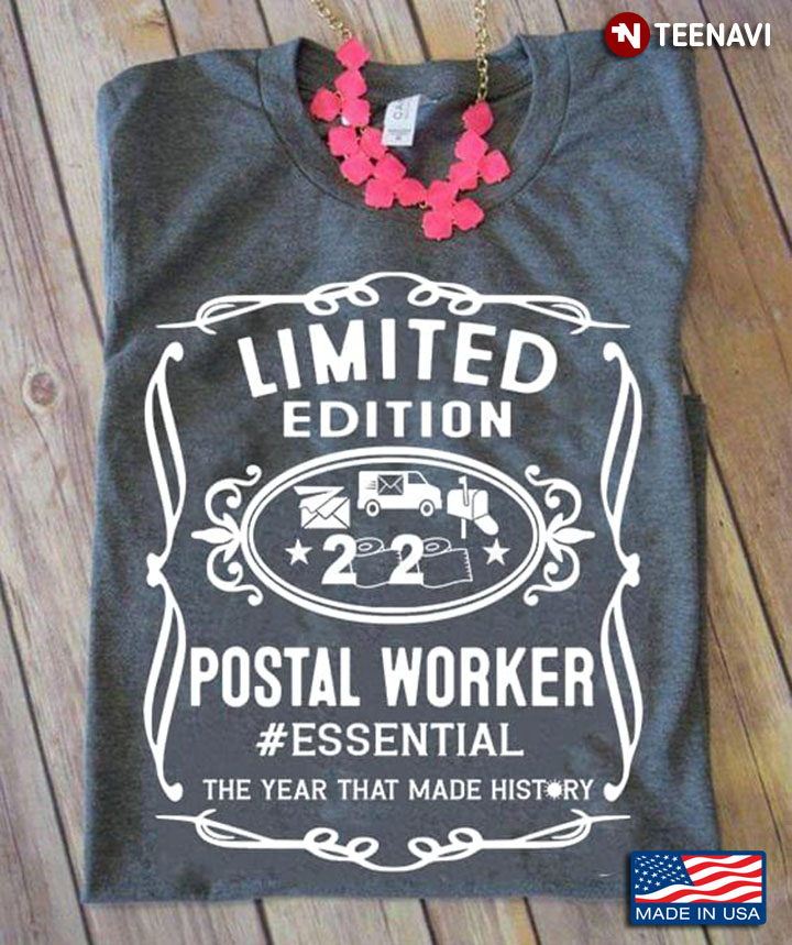 Limited Edition 2020 Postal Worker #Essential The Year That Made History COVID-19