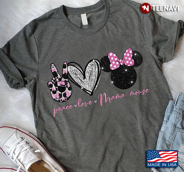 Peace Love Mama Mouse Disney Minnie Mouse