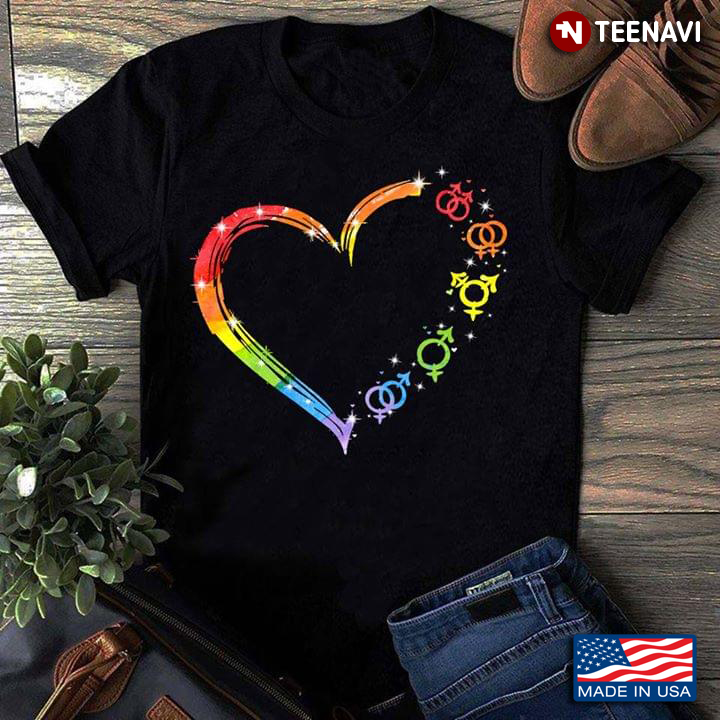Gender Symbol Heart LGBT Pride