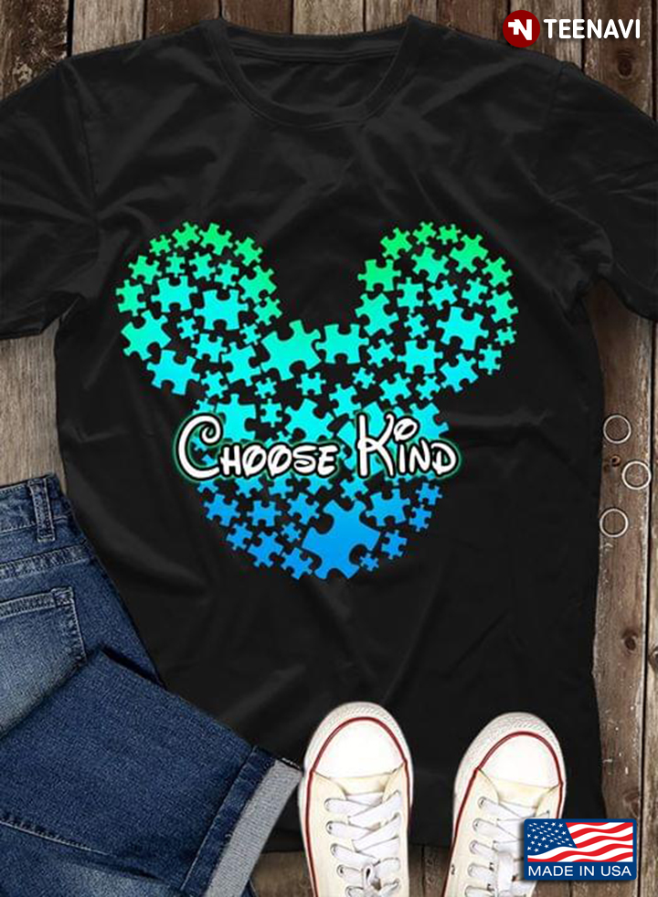 Mickey Mouse Autism Awareness Choose Kind