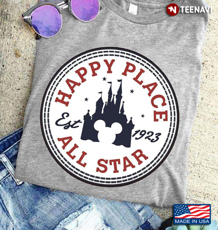 Happy Place Disney Land Est 1923 All Star