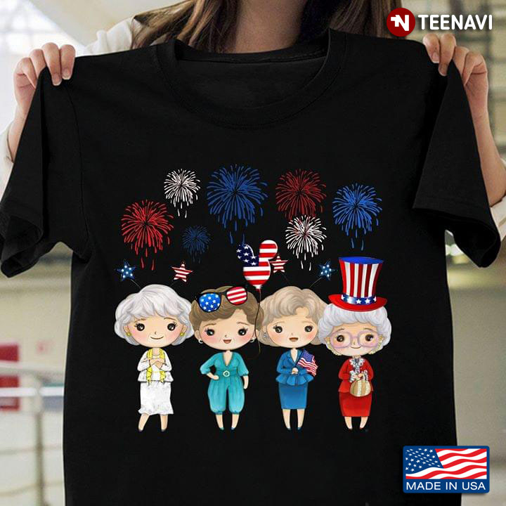 Golden Girls Firework 4th Of July American Independence Day
