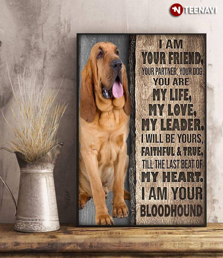 New Version Bloodhound I Am Your Friend, Your Partner, Your Dog. You Are My Life, My Love, My Leader