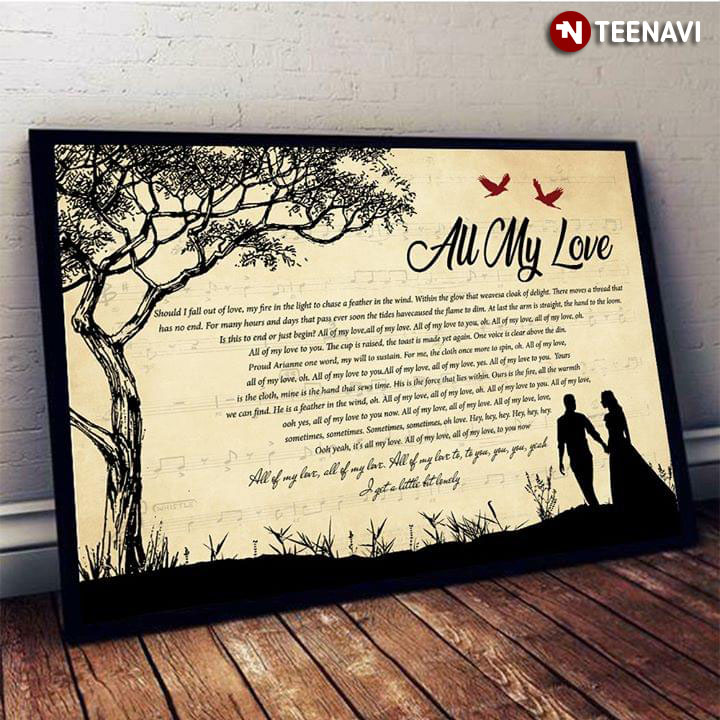 Led Zeppelin All My Love Lyrics With Happy Couple And Red Birds