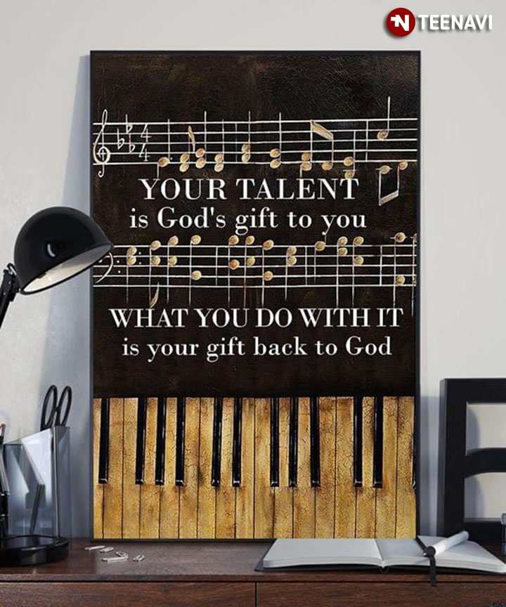 New Version Leo Buscaglia Piano & Music Sheet Your Talent Is God’s Gift To You