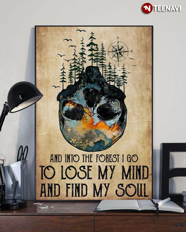 Skull & Compass And Into The Forest I Go To Lose My Mind And Find My Soul