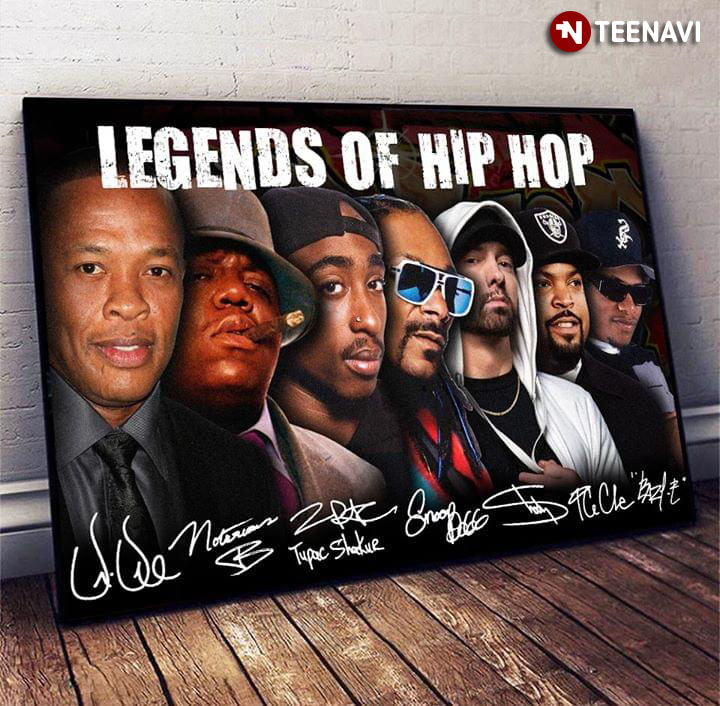 Legends Of Hip Hop With Signatures