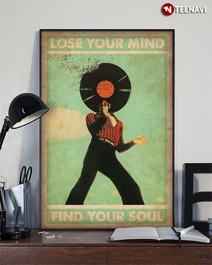 Vintage Disco DJ Lose Your Mind Find Your Soul