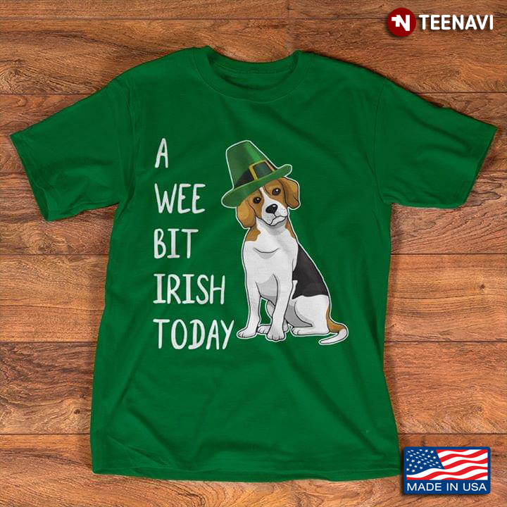 Beagle Puppy A Wee Bit Irish Today