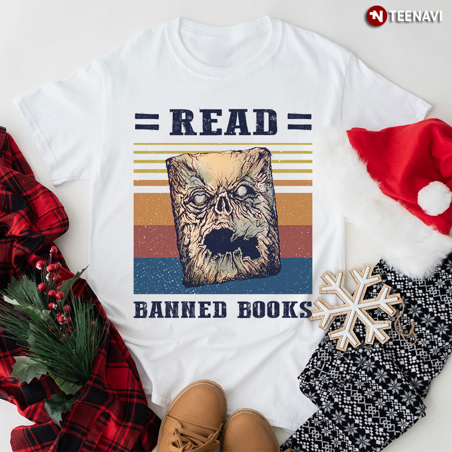 Read Banned Books Necronomicon Evil Dead Vintage T-Shirt