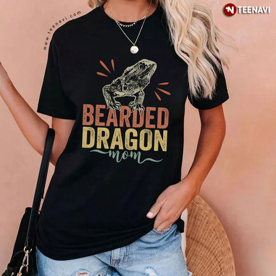 Lizard Bearded Dragon Mom T-Shirt
