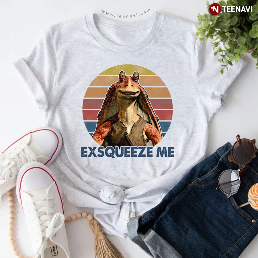 Jar Jar Binks Star Wars Exsqueeze Me T-Shirt