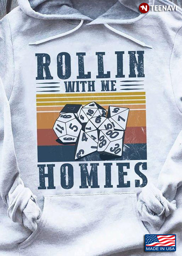Rollin With Me Homies Polyhedral Dice