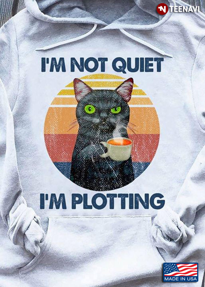 Black Cat I'm Not Quiet I'm Plotting