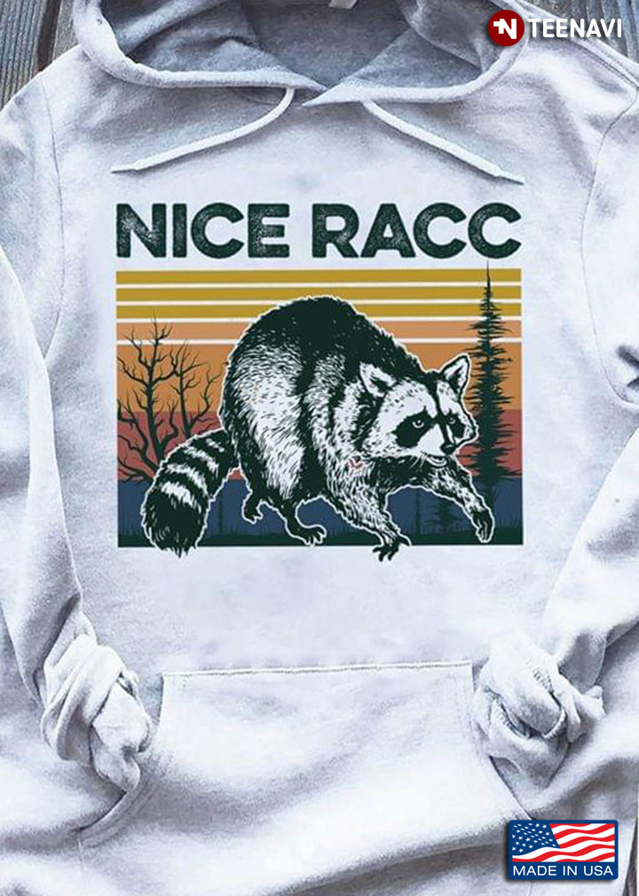 Raccoon Nice Racc Vintage