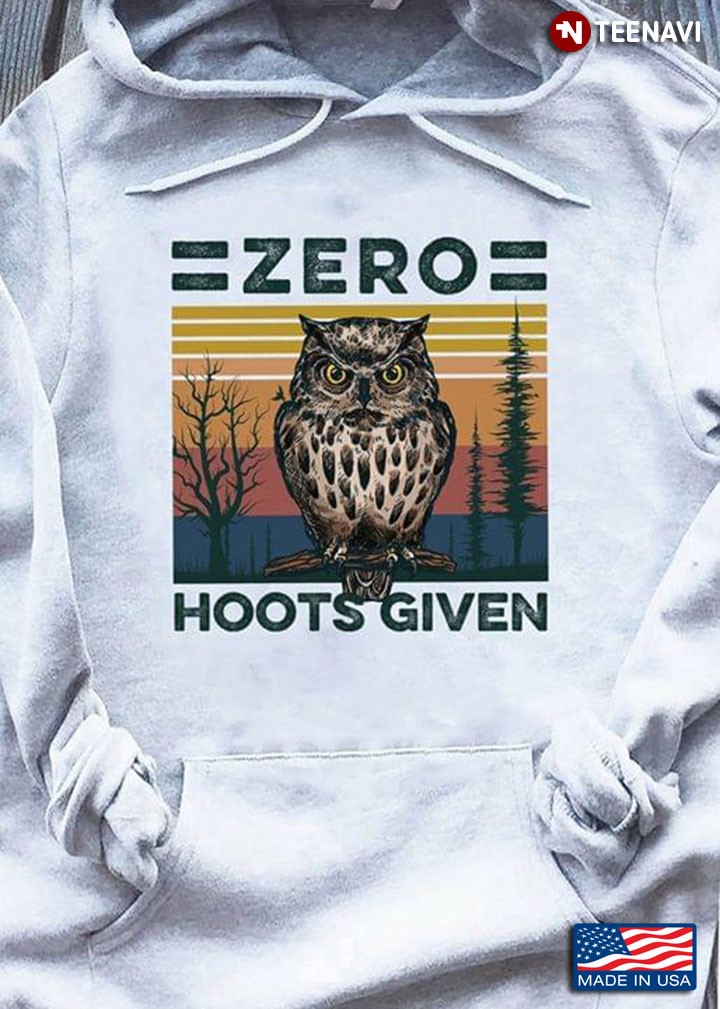 Owl Zero Hoots Given Vintage