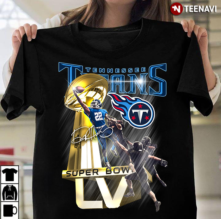 Tennessee Titans Derrick Henry Super Bowl Trophy T-Shirt - TeeNavi