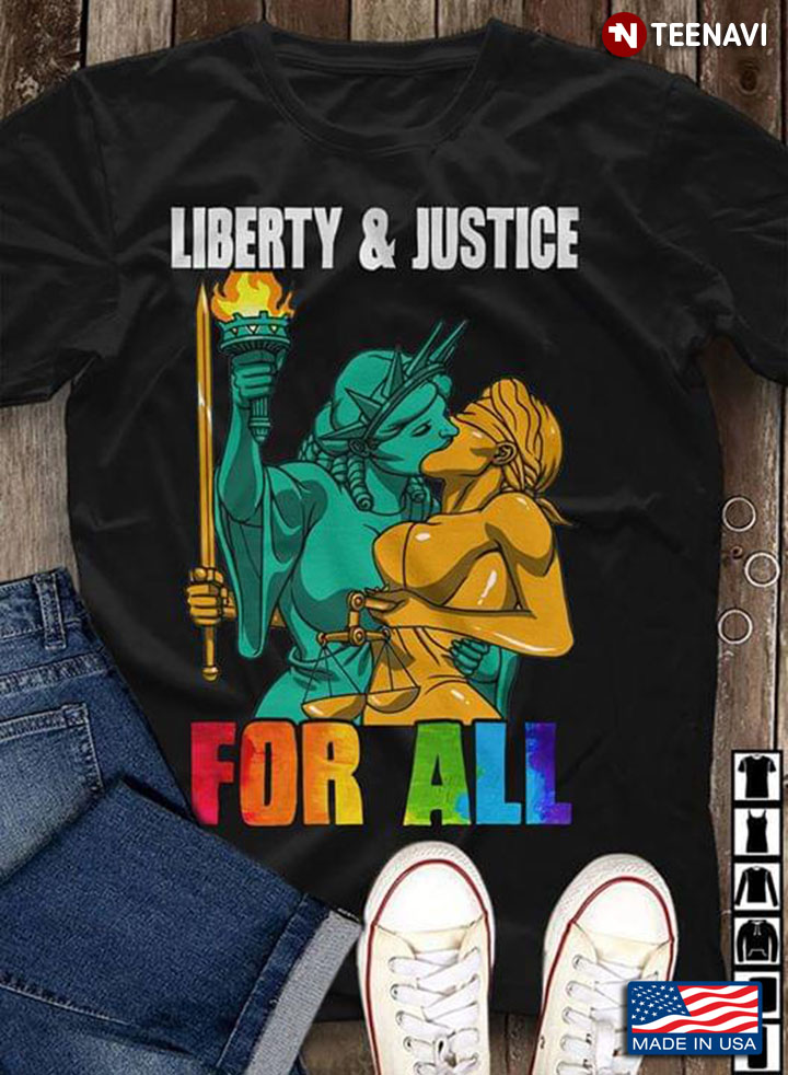 Liberty And Justice For All Statue of Liberty LGBT