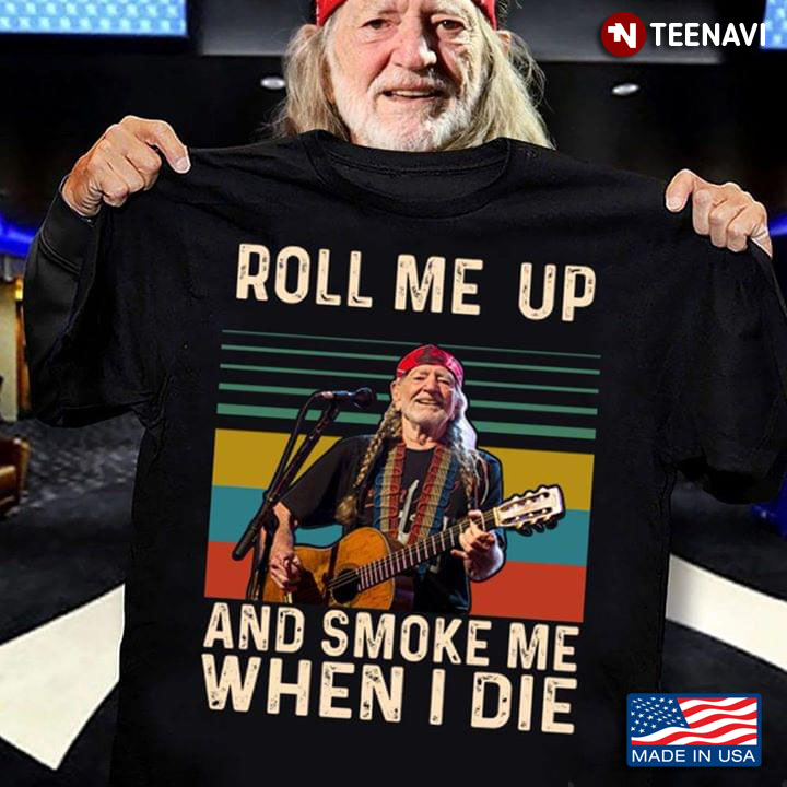 Willie Nelson Guitar Roll Me Up And Smoke Me When I Die New Version