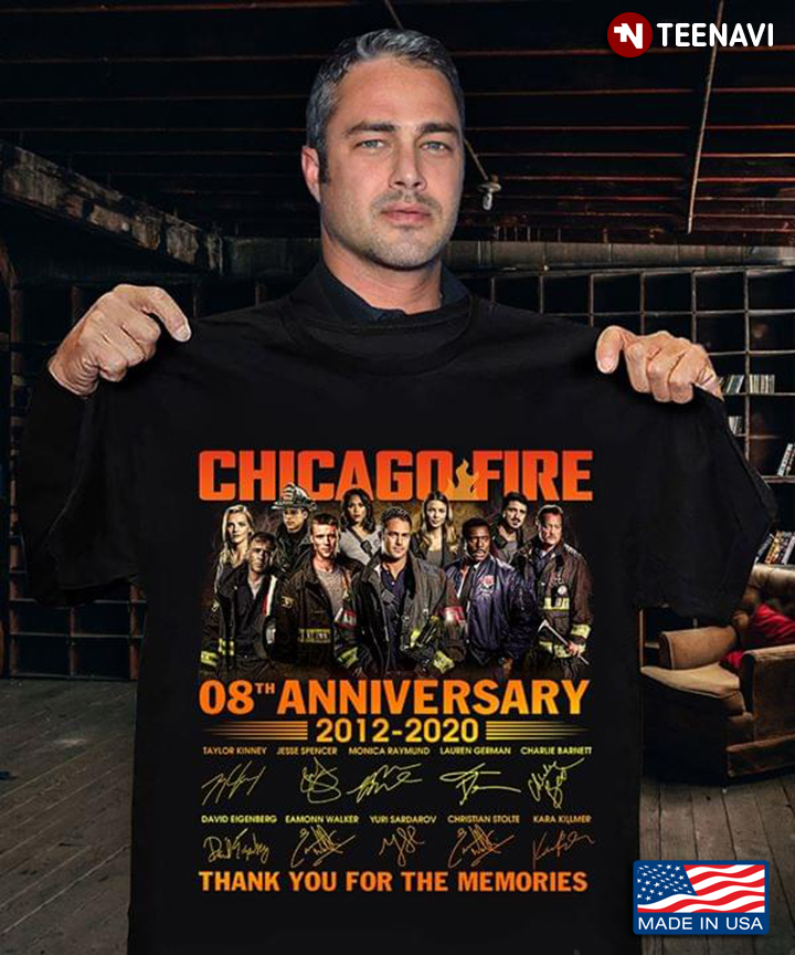 Chicago Fire 08th Anniversary 2012-2020 Signatures Thank You For The Memories