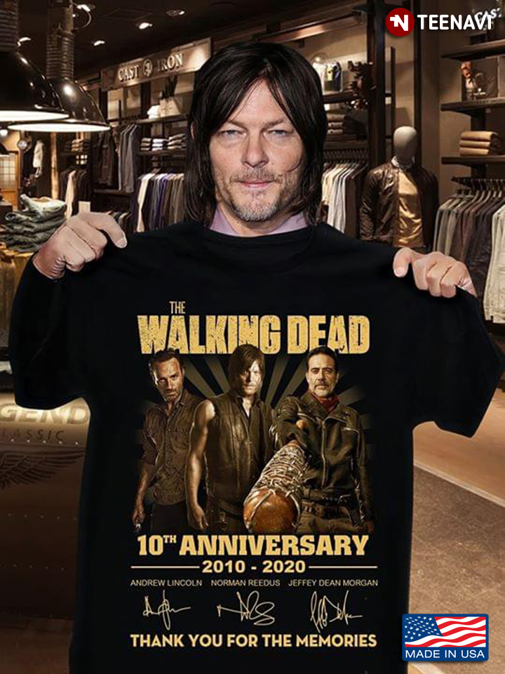 The Walking Dead 10th Anniversary 2010-2020 Signatures Thank You For The Memories