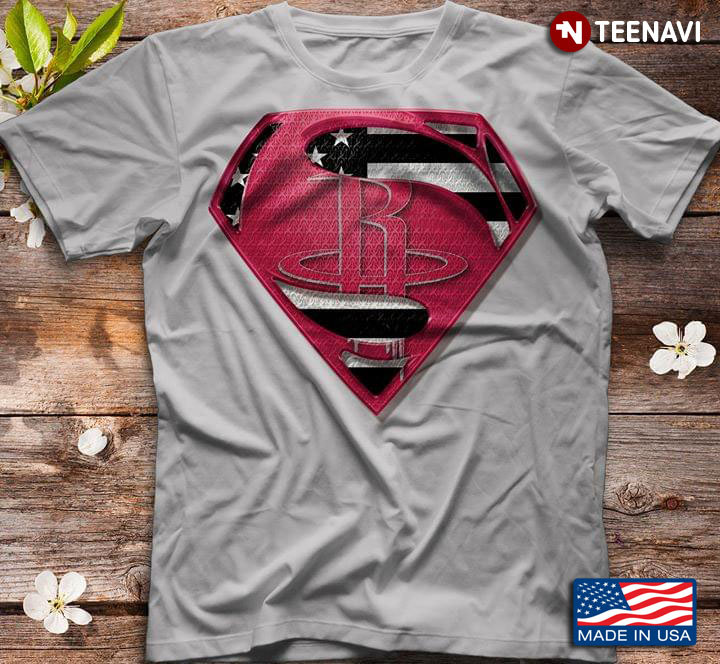 Houston Rockets Superman American Flag The 4th Of July