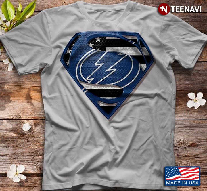 Tampa Bay Lightning Superman American Flag The 4th Of July