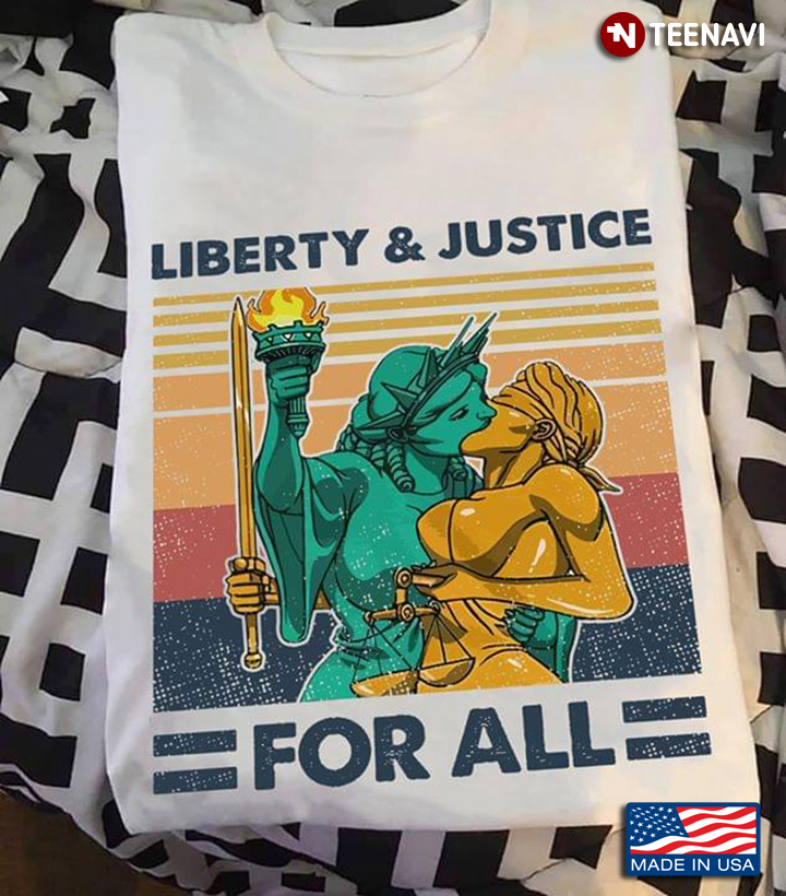 Liberty & Justice For All Statue of Liberty Vintage