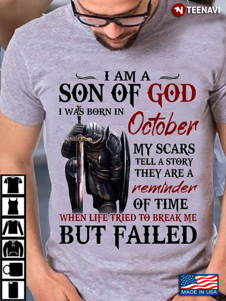 Viking I Am A Son Of God I Was Born In October l My Scars Tell A Story They Are A Reminder Of Time