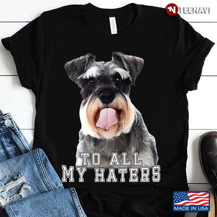 Schnauzers Sticking Tongue Out To All My Haters