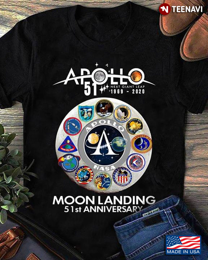NASA Apollo 51 Next Giant Leaf 1960-2020 Moon Landing 51st Anniversary
