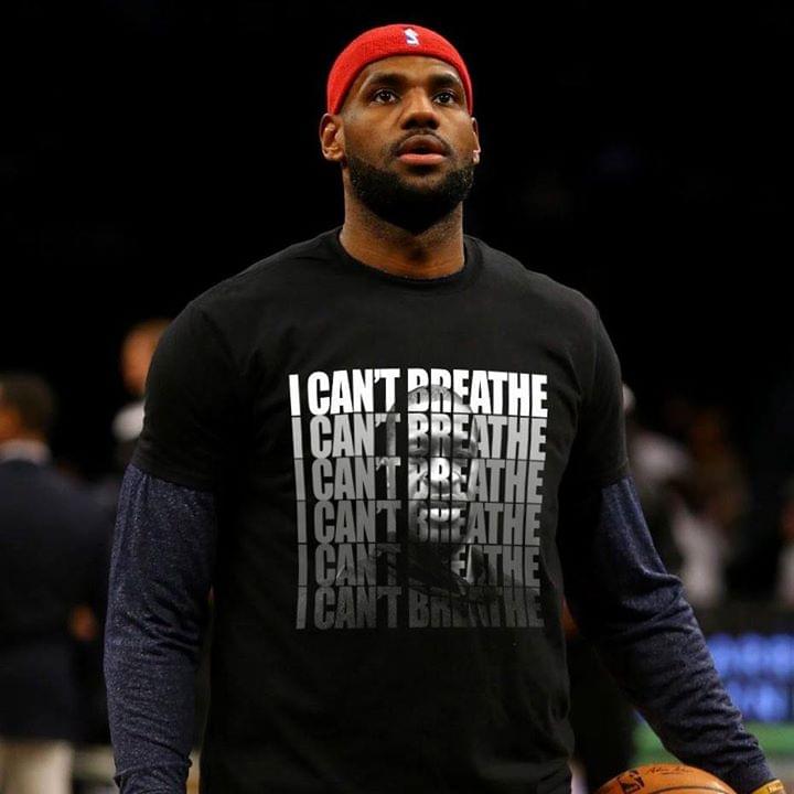LeBron James Posts Picture of 'I Can't Breathe' Shirt After George Floyd's  Death, News, Scores, Highlights, Stats, and Rumors