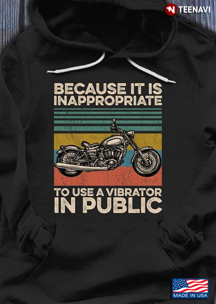 Vintage Motorbike Because It Is Inappropriate To Use A Vibrator In Public