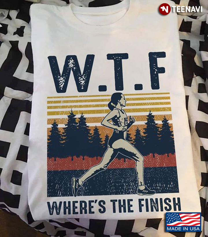 Running W.T.F Where's The Finish Vintage