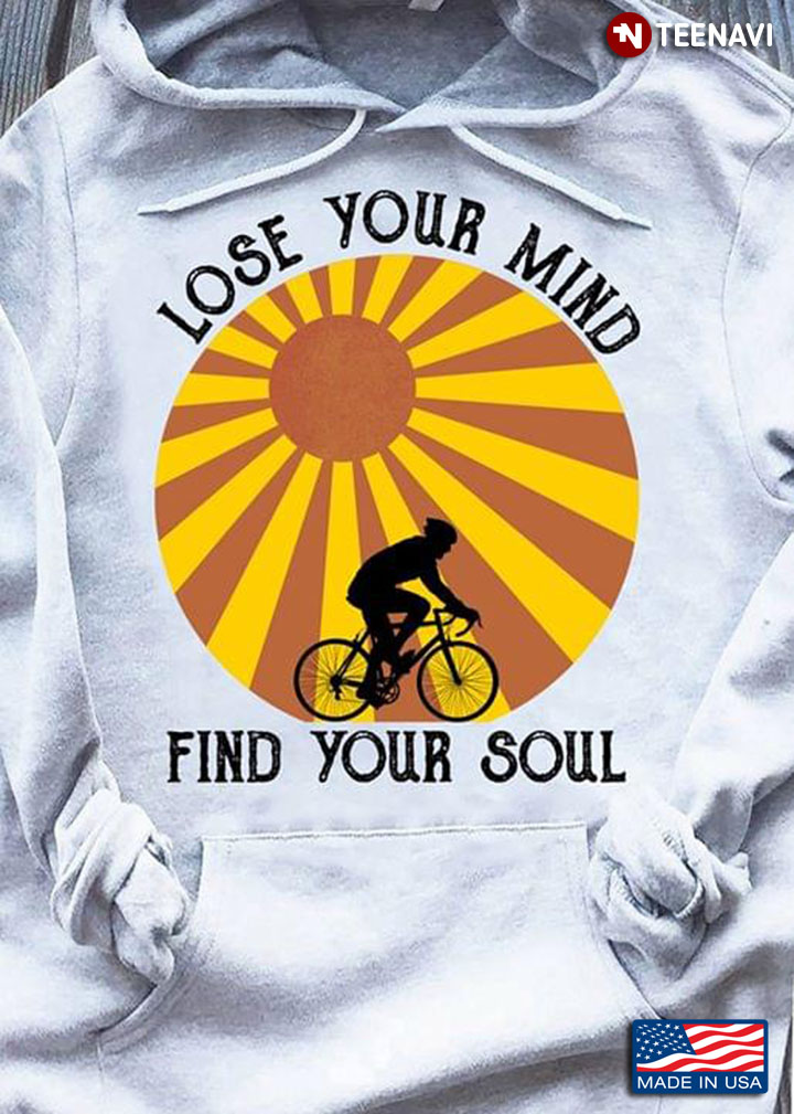 The Sun And A Men Riding Bike Lose Your Mind Find Your Soul
