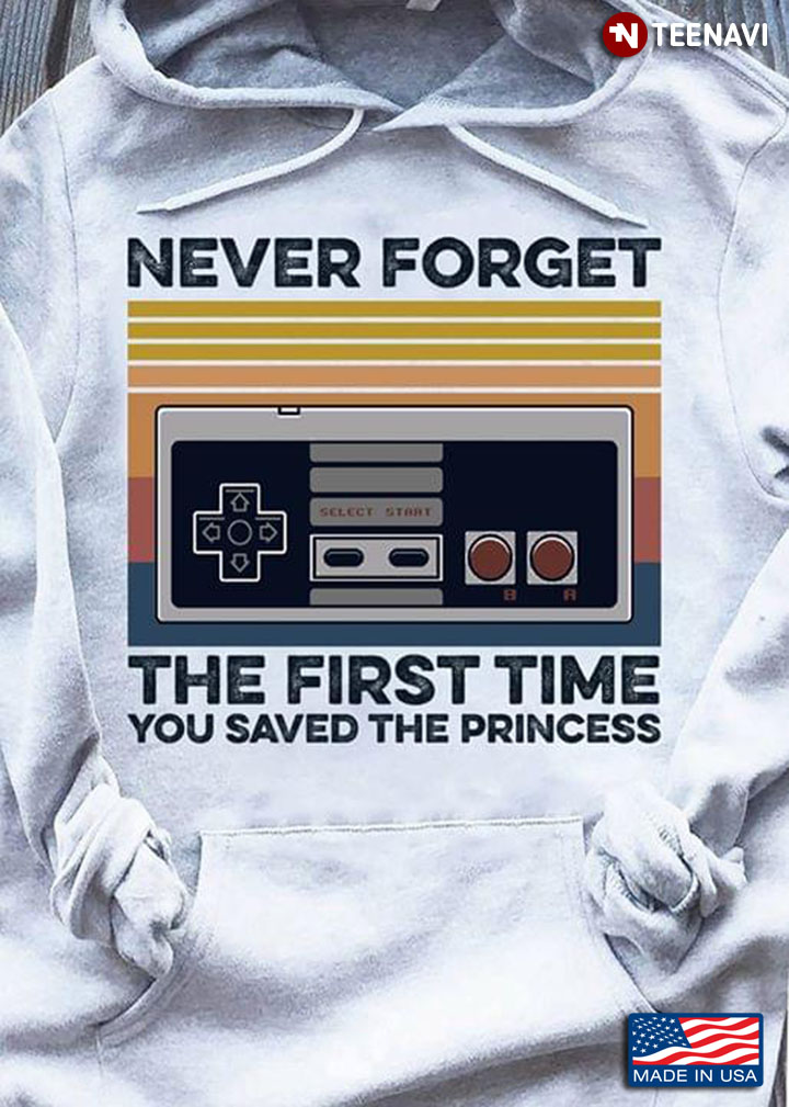 Game Controller Never Forget The First Time You Saved The Princess Vintage