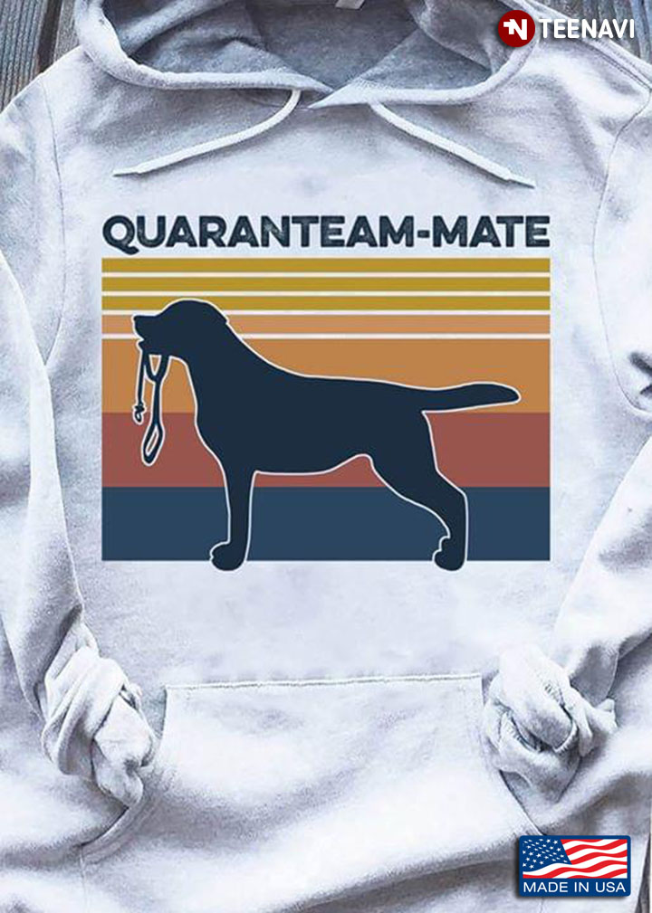 Dog Quaranteam-mate COVID-19 Vintage