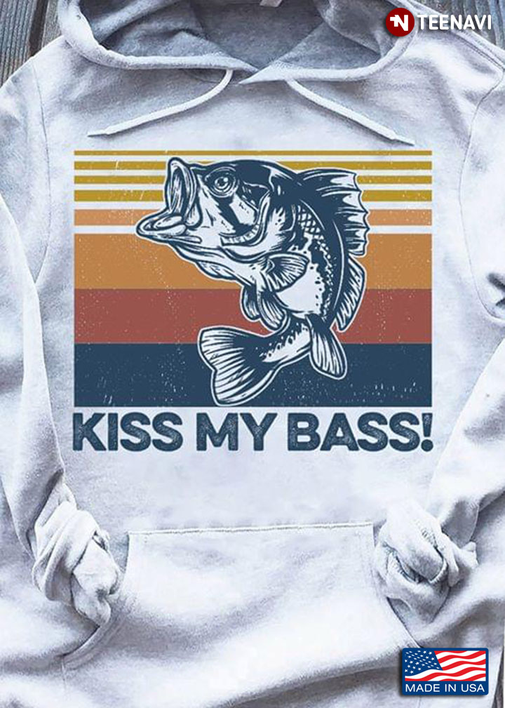 Kiss My Bass Fish Vintage