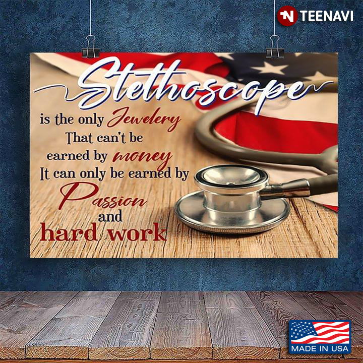 United States Army Medical Corps Nurse Stethoscope Is The Only Jewelery That Can't Be Earned By Money