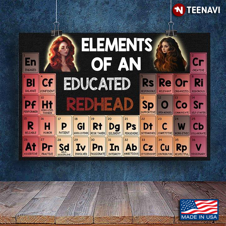 Funny Elements Of An Educated Redhead
