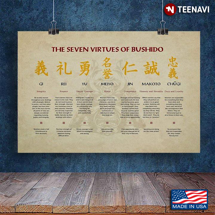 New Version The Seven Virtues Of Bushido